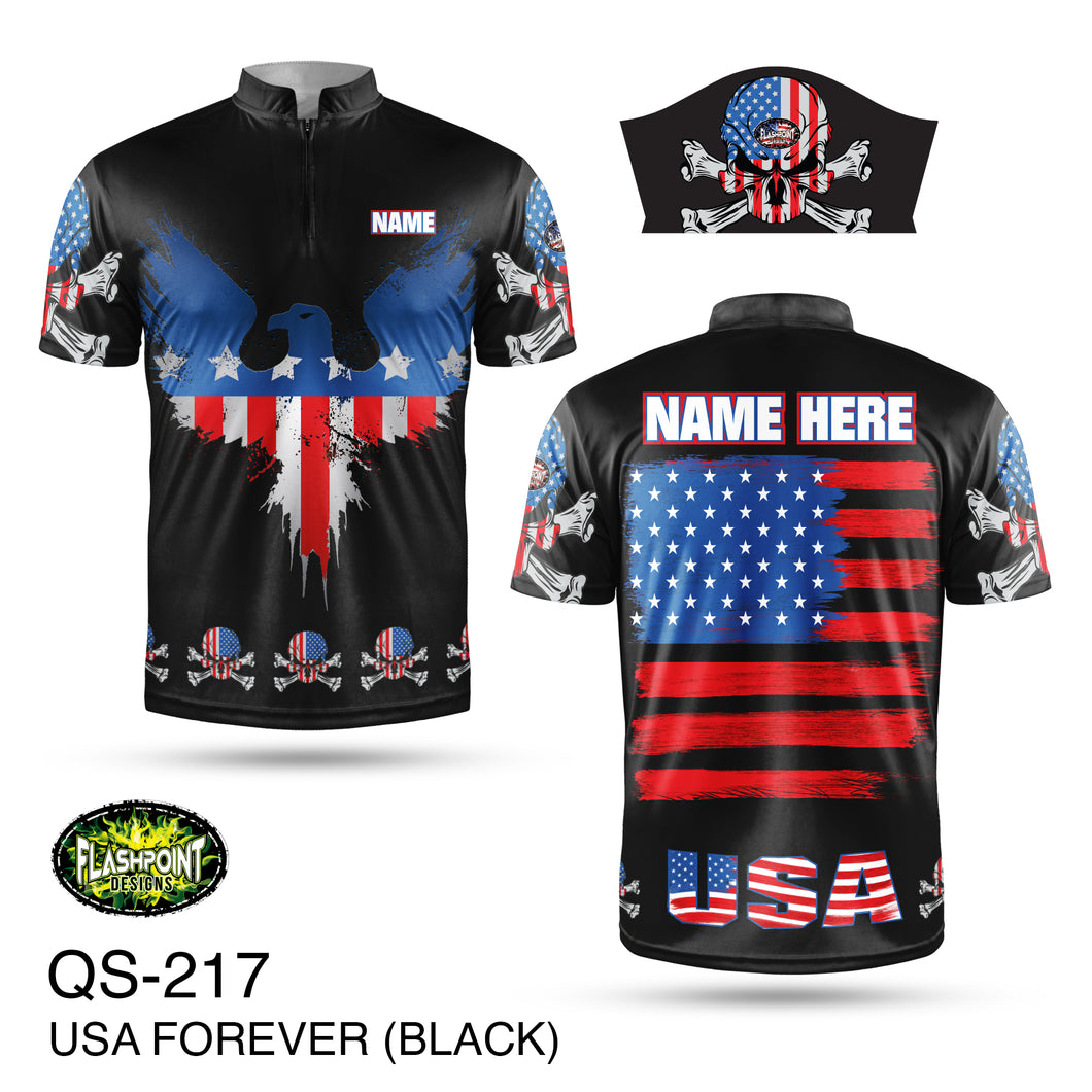 USA Forever Black - Personalized