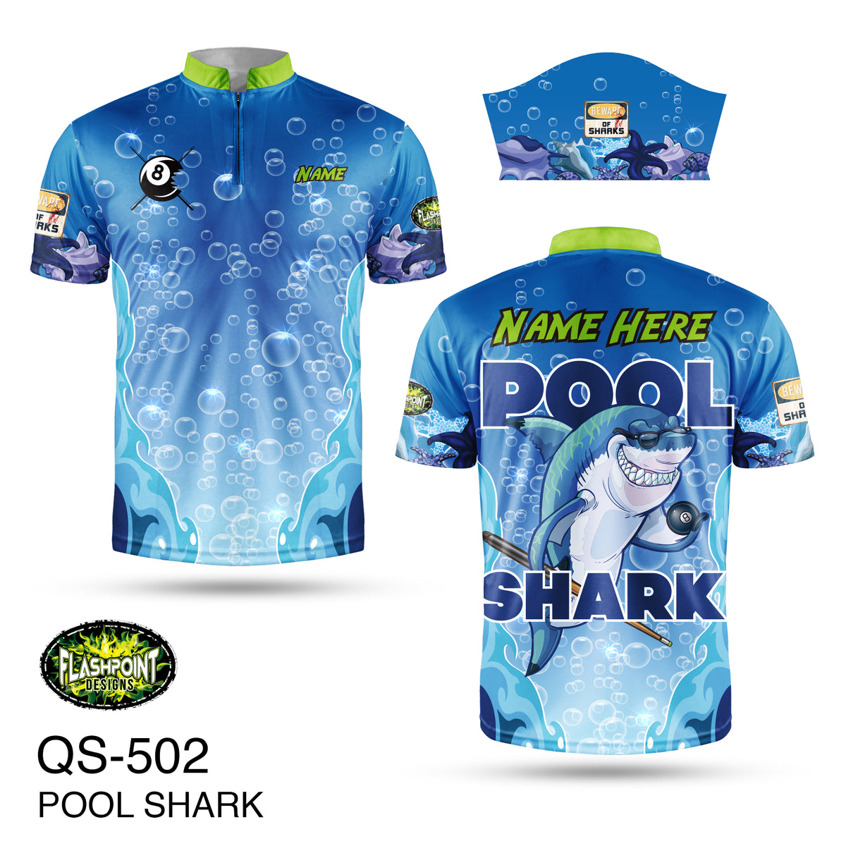 Pool Shark -- Personalized – FLASHPOINT DESIGNS