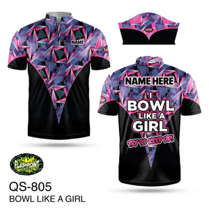 Bowl Like a Girl - Personalized