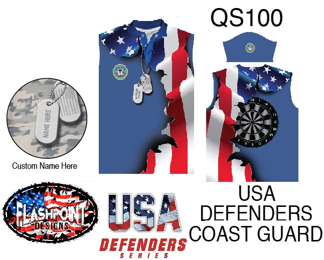 USA Defenders Coast Guard Military- Personalized