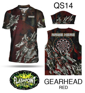 Gearhead Red- Personalized