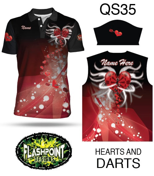 Hearts and Darts - Personalized