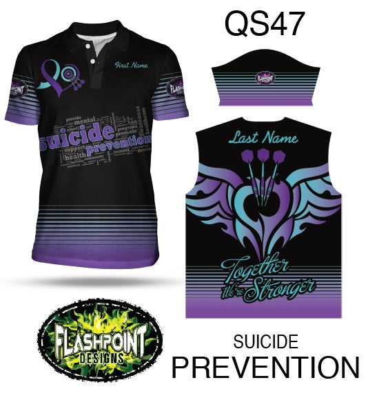 QS47 Suicide Prevention Together- Personalized – FLASHPOINT DESIGNS