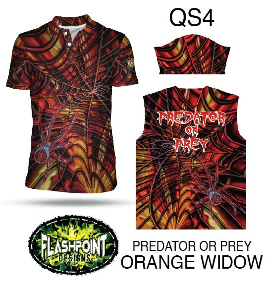 Predator or Prey Orange Widow - Personalized