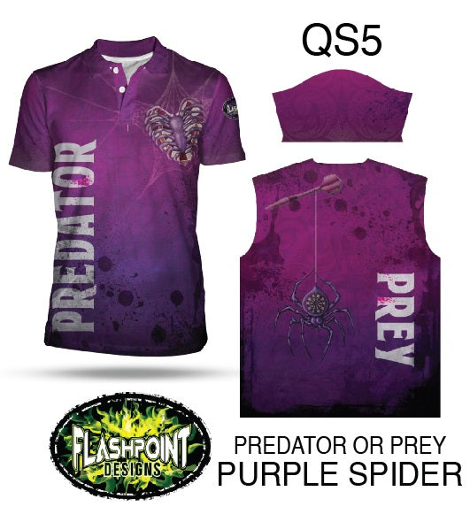 Predator or Prey Purple Spider- Personalized