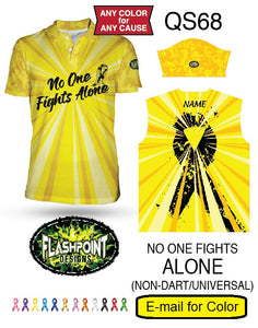 No One Fights Alone - Non Dart - Personalized