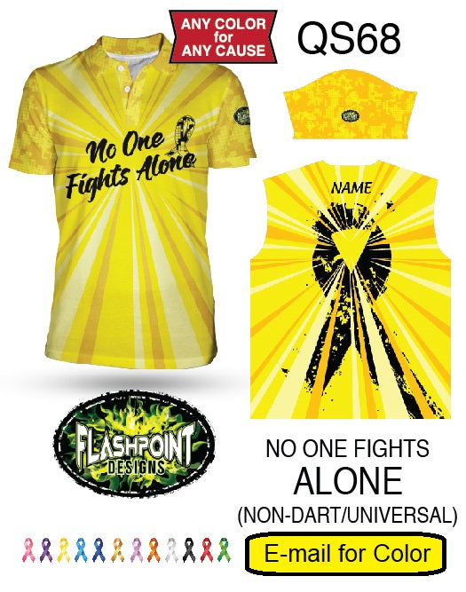 No One Fights Alone - Non Dart - Personalized