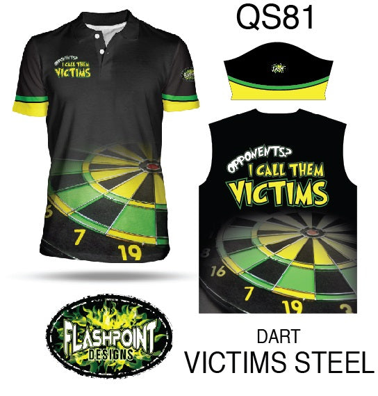 Dart Victims Steel - Personalized