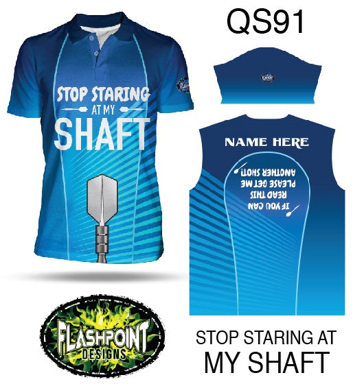 Stop Staring At My Shaft - Personalized – FLASHPOINT DESIGNS