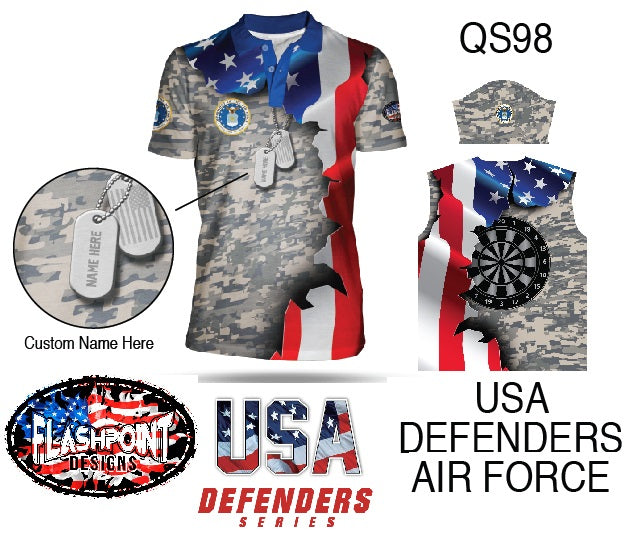 USA Defenders Air Force Military - Personalized